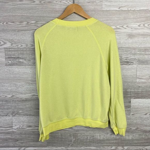 Wild Fox Sci-fi Yellow Long Sleeve sweater Rare - Picture 9 of 9